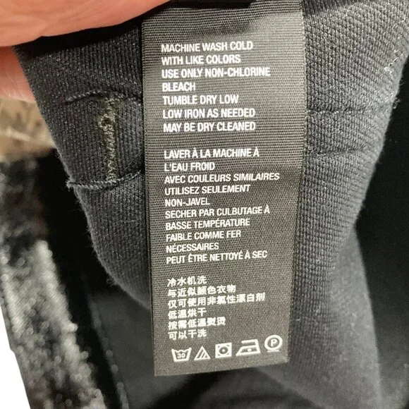 We the Free People Shiny Black Jeans, Size 27, Coated Faux Leather, Skinny - Picture 12 of 14